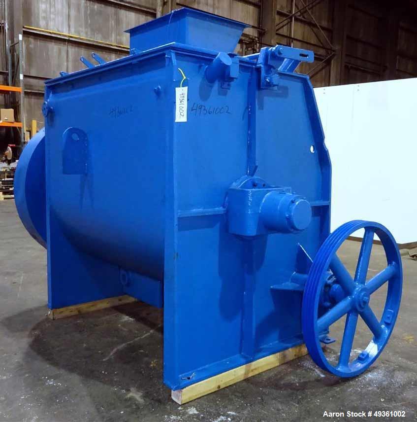 Used Ribbon Blender, Approximate 45 Cubic Feet, 304 Stainless Steel.