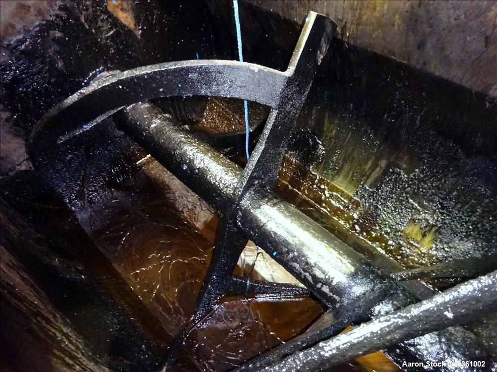 Used Ribbon Blender, Approximate 45 Cubic Feet, 304 Stainless Steel.