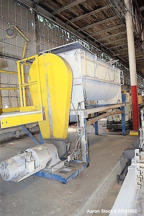 Used Double Spiral Ribbon Blender, Approximately 100 Cubic Feet Capacity