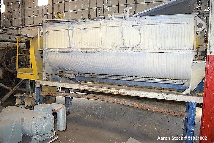 Used- Double Spiral Ribbon Blender, Approximately 100 Cubic Feet Capacity