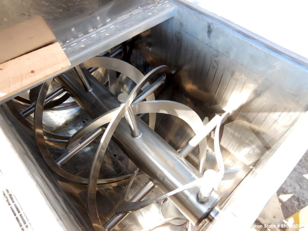 Used Double Spiral Ribbon Blender, Approximately 100 Cubic Feet Capacity