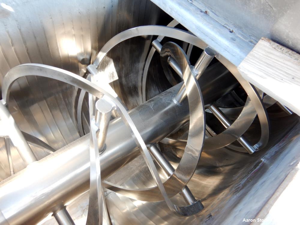 Used Double Spiral Ribbon Blender, Approximately 100 Cubic Feet Capacity