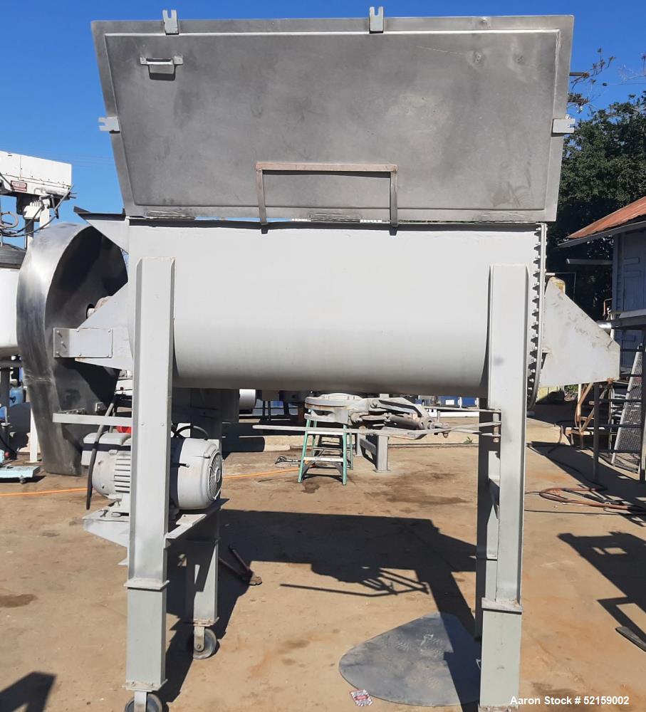 1,000 LB Industrial Stainless Steel Ribbon Blender