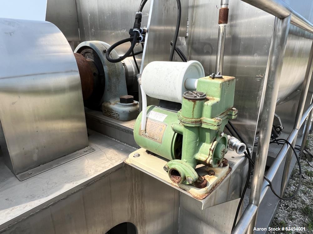 100 Cubic Foot Stainless Steel Double Spiral Ribbon Blender