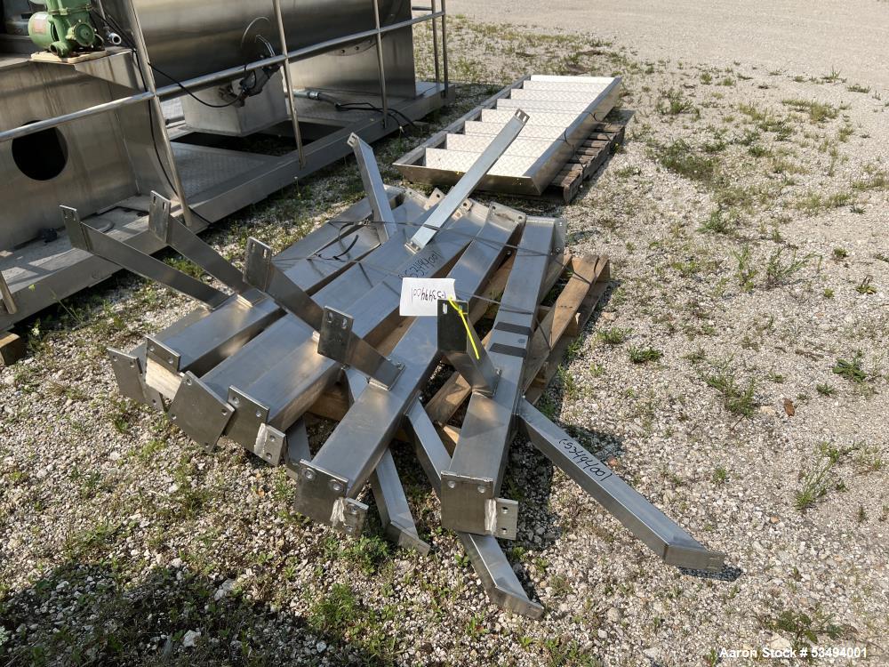 100 Cubic Foot Stainless Steel Double Spiral Ribbon Blender