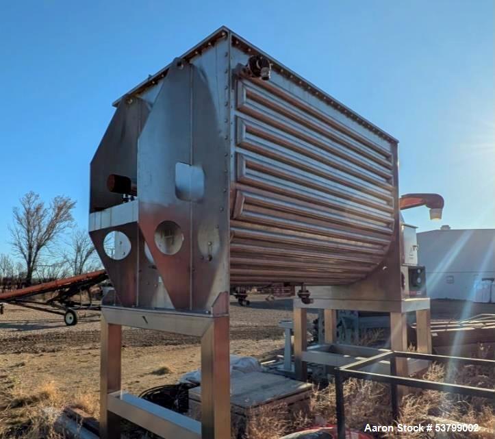 Unused 8,000 Liter 304 Stainless Steel Double Ribbon Blender – 75 HP Industrial Batch Mixer