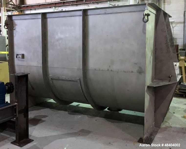 Used / Reconditioned- Winbco Tank Company Double Spiral Ribbon Blender Approxima