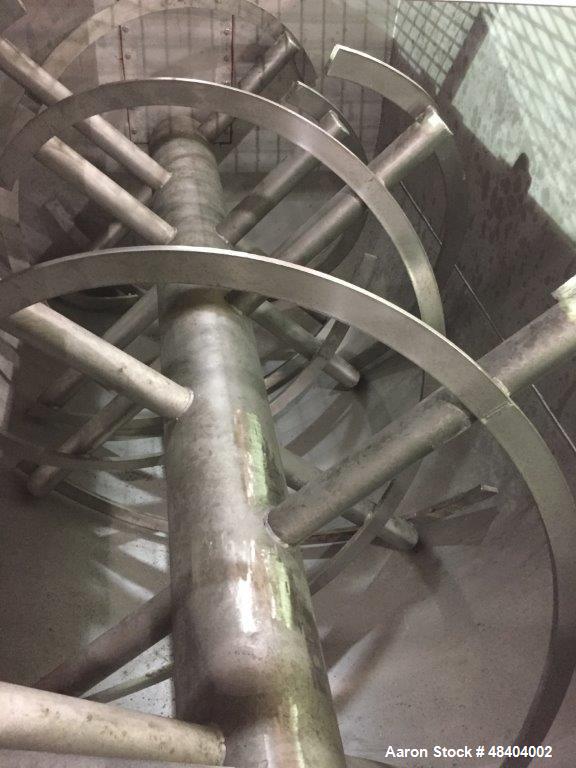 Used / Reconditioned- Winbco Tank Company Double Spiral Ribbon Blender Approxima
