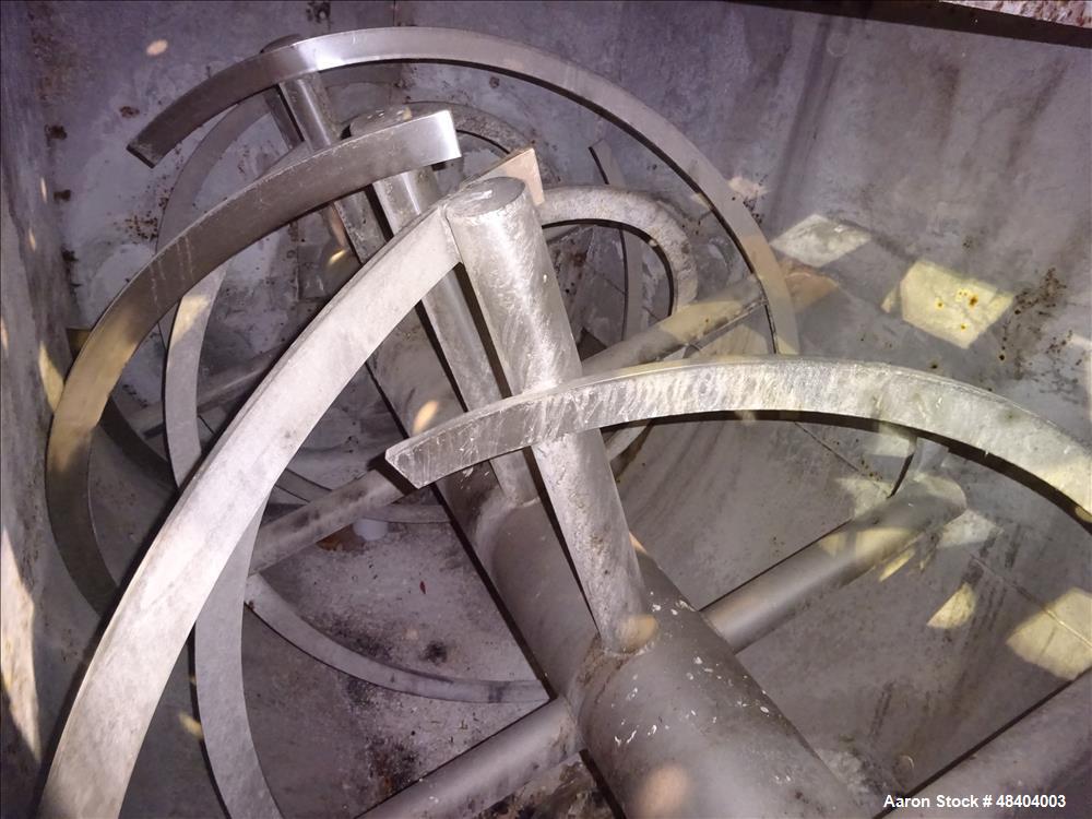 Used Winbco Tank Company Double Spiral Ribbon Blender.
