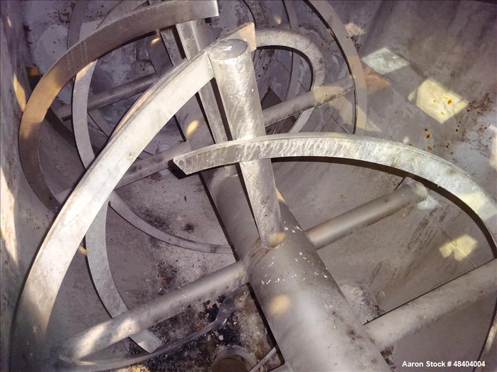 Used Winbco Tank Company Double Spiral Ribbon Blender.