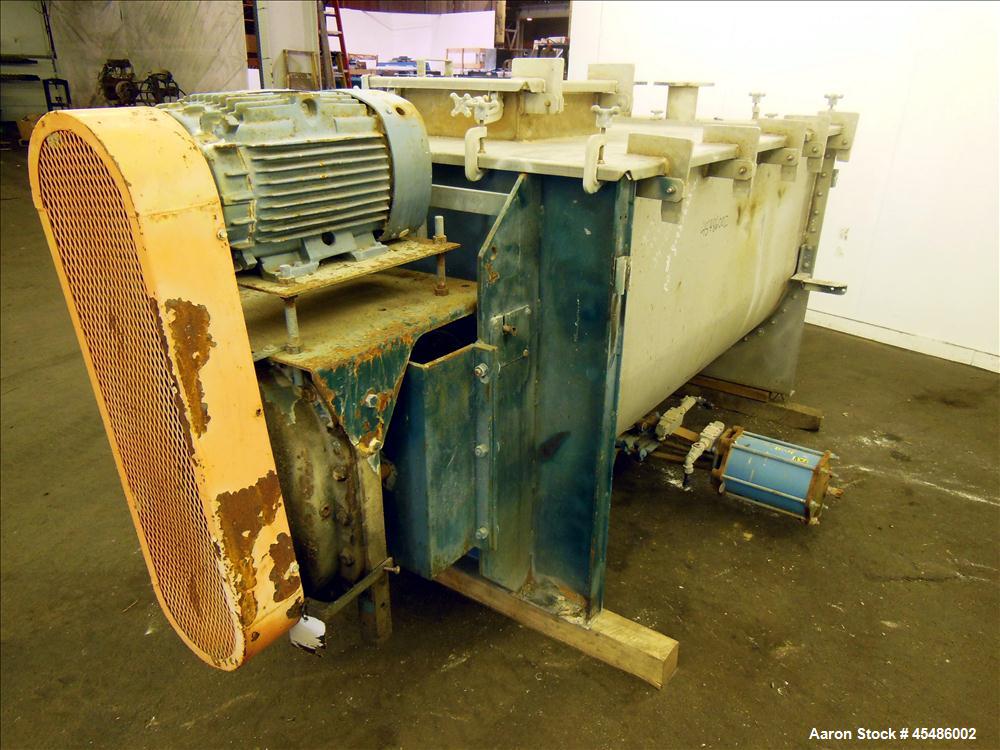 Used Stainless Steel Young Ribbon Blender, Model 40-HB, 59 Cubic Feet