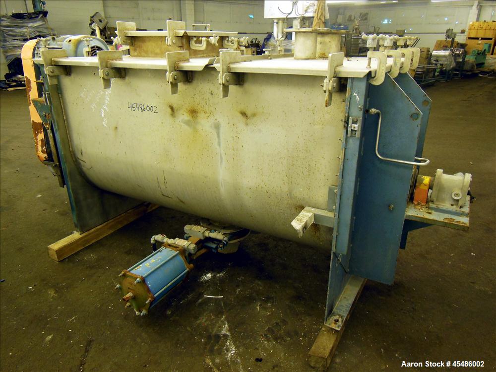 Used Stainless Steel Young Ribbon Blender, Model 40-HB, 59 Cubic Feet