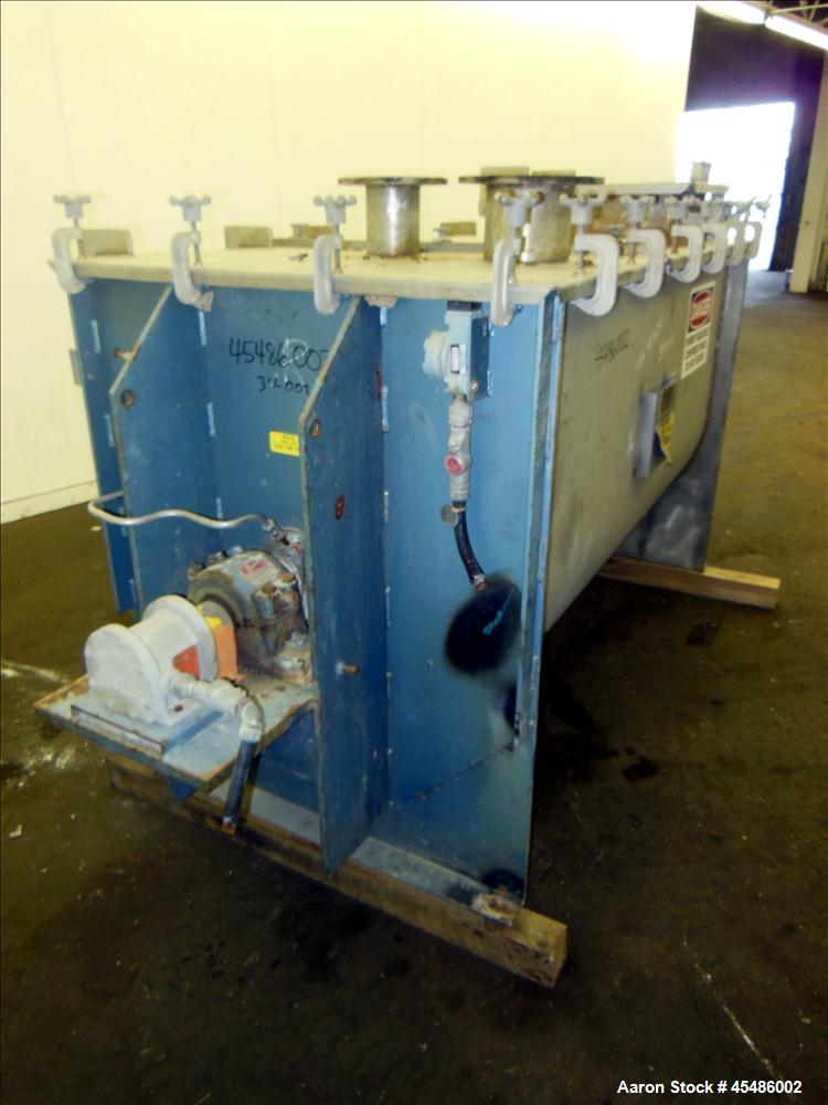 Used Stainless Steel Young Ribbon Blender, Model 40-HB, 59 Cubic Feet