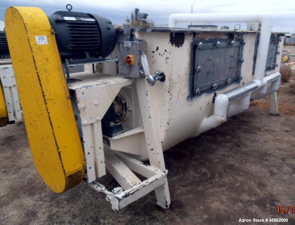Used Carbon Steel Ribbon Blender, Approximate 100 Cubic Feet