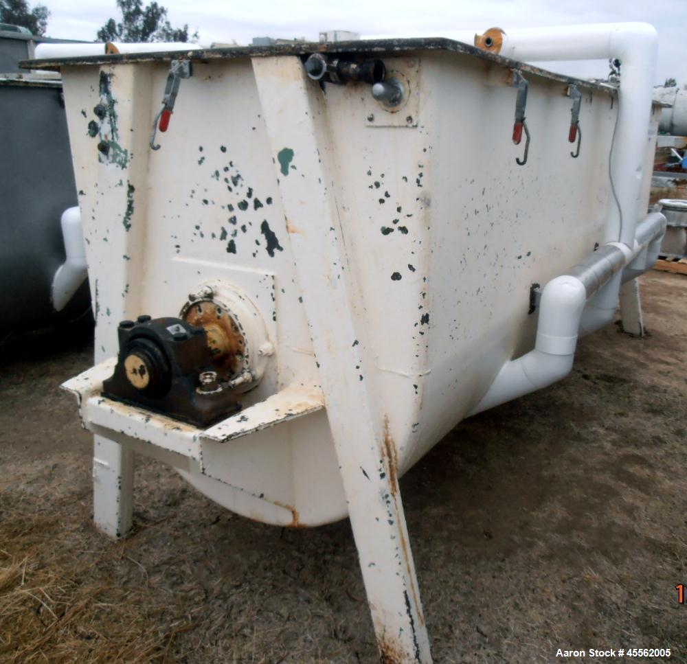 Used Carbon Steel Ribbon Blender, Approximate 100 Cubic Feet