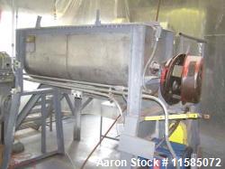 Used-20 Cubic Foot (approximately) T316 Stainless Steel Ribbon Blender