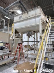 Used Industrial Ribbon Blender, 200 Cubic Foot, Stainless Steel, 50 HP with Rotary Valve
