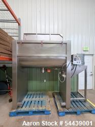 Used 1,000L Stainless Steel Dual Ribbon Blender – 10 HP Industrial Dry Powder Mixer (2024)