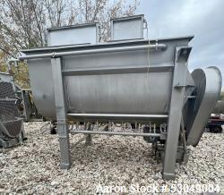 Used- American Process Systems PB-180 Ribbon /  Paddle Mixer, Stainless Steel. Capacity 180 cubic foot working volume. Top c...