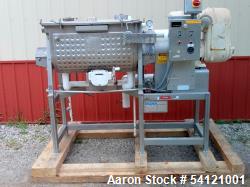 Industrial Stainless Steel Ribbon Blender – Bepex IMJS-5, Jacketed, Used