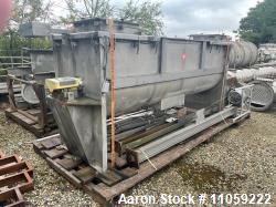 Used- 120 Cubic Foot S. Howes Stainless Steel Ribbon Blender