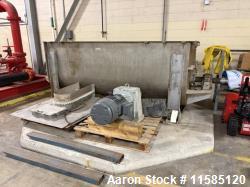 Used JH Day Double Ribbon Blender – Approx. 100 Cubic Foot Stainless Steel
