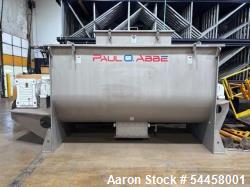 Used Paul O. Abbe RB-165 Ribbon Blender | 165 Cu Ft Stainless Steel Food Grade Mixer