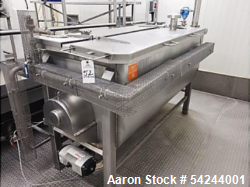 Used Precision Stainless 37 Cu Ft (300 Gallon) Jacketed Double Ribbon Blender | 150 PSI Jacket | 5 HP Drive | Bottom Knife-Gate Discharge