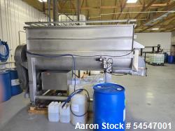 Used Rietz RS-28-K5408 Dual Shaft Double Ribbon Blender – 60 Cu. Ft. Working Capacity – 304 Stainless Steel