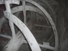Used Double Ribbon Mixer. Approximately 360 cubic foot  driven by a 50 hp motor. Has 66