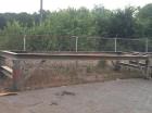 Used Double Ribbon Mixer. Approximately 320 cubic foot working capacity, chain driven by 30 hp motor. Has 12