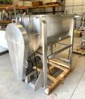 Used- 20 Cubic Ft. Sanitary Stainless Steel Ribbon Blender