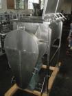 Unused- New Double Ribbon Mixer. 35 cubic foot working capacity, heavy duty, polished 304 stainless steel contacts. 64” long...
