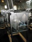 Unused- New Double Ribbon Mixer. 35 cubic foot working capacity, heavy duty, polished 304 stainless steel contacts. 64” long...