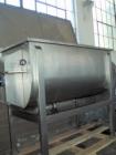 Unused- New Double Ribbon Mixer. 50 cubic foot working capacity, heavy duty model, polished 304 stainless steel contacts. Tr...