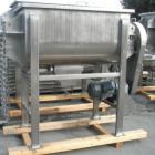 Unused- New Double Ribbon Mixer. 25 cubic foot working capacity, heavy duty model. Polished 304 stainless steel contacts, tr...