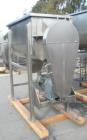 Unused- New Double Ribbon Mixer. 25 cubic foot working capacity, heavy duty model. Polished 304 stainless steel contacts, tr...