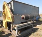 Used- Double Ribbon Mixer. Approximately 300 cubic feet total capacity (275 cubic feet working capacity), carbon steel const...