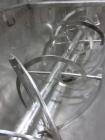 Used- 150 Cubic Foot Stainless Steel Ribbon Blender. 1/2