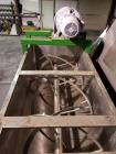 Used- 100 Cubic Foot Double Spiral Ribbon Mixer, Stainless Steel.