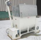 USED: Hoge Warren Zimmerman Mason Flo Mixer, model 250-A, carbon steel. Designed to produce cement and plaster slurries automatically. Continuously meters dry material and water into a homogenous mix...