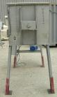 Used Double spiral ribbon blender, approximate 29 cubic feet working capacity, 304 stainless steel. Non-Jacketed trough 72