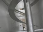 Used Double spiral ribbon blender, approximate 29 cubic feet working capacity, 304 stainless steel. Non-Jacketed trough 72
