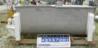 Used Double Spiral Ribbon Blender, 64 cubic feet working capacity, 304 stainless steel. Non-jacketed trough 36