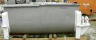Used Double Spiral Ribbon Blender, 64 cubic feet working capacity, 304 stainless steel. Non-jacketed trough 36