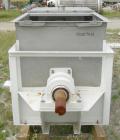 Used Double Spiral Ribbon Blender, 64 cubic feet working capacity, 304 stainless steel. Non-jacketed trough 36