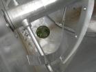 Used Double Spiral Ribbon Blender, 64 cubic feet working capacity, 304 stainless steel. Non-jacketed trough 36