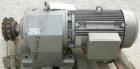 Used Double Spiral Ribbon Blender, 64 cubic feet working capacity, 304 stainless steel. Non-jacketed trough 36