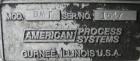 Used American Process Ribbon Blender, model BMT. Cylindrical mixing chamber, stainless steel.  (No drive)
