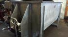 Used Bush Tank B150, 150 Cubic Foot Ribbon Blender with Stainless Trough and Ri